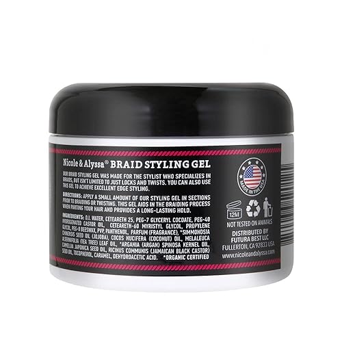 Miniatura 7 de Nicole  Alyssa Combo de espuma trenzada y gel trenzado 72 onzas  4 onzas