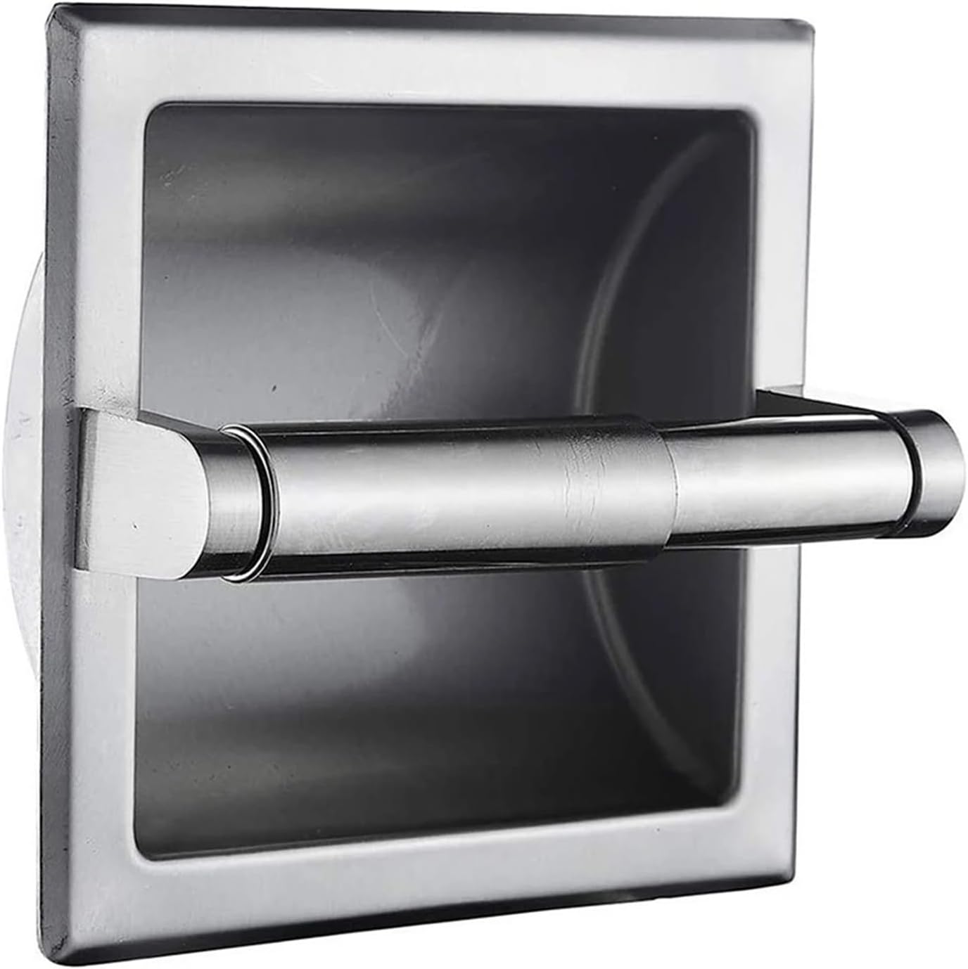 Recessed Toilet Paper Holder 1pcs Bathroom Tissue Holder Bathroom Storage for Bathroom