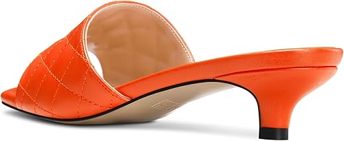 Vista 3 de DearOnly Sandalias de tacón cuadrado abierto para mujer, estilo casual, básico, clásico, para verano, zapatos de tacón de 1.4 pulgadas