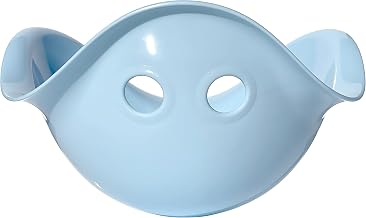 MOLUK Bilibo Open-Ended Sensory Toy for Toddlers & Kids, Swiss Design for Balance, Spinning & Imaginative Play, Durable Indoor & Outdoor Toddler Toy for Children Aged 2+, Ice Blue
