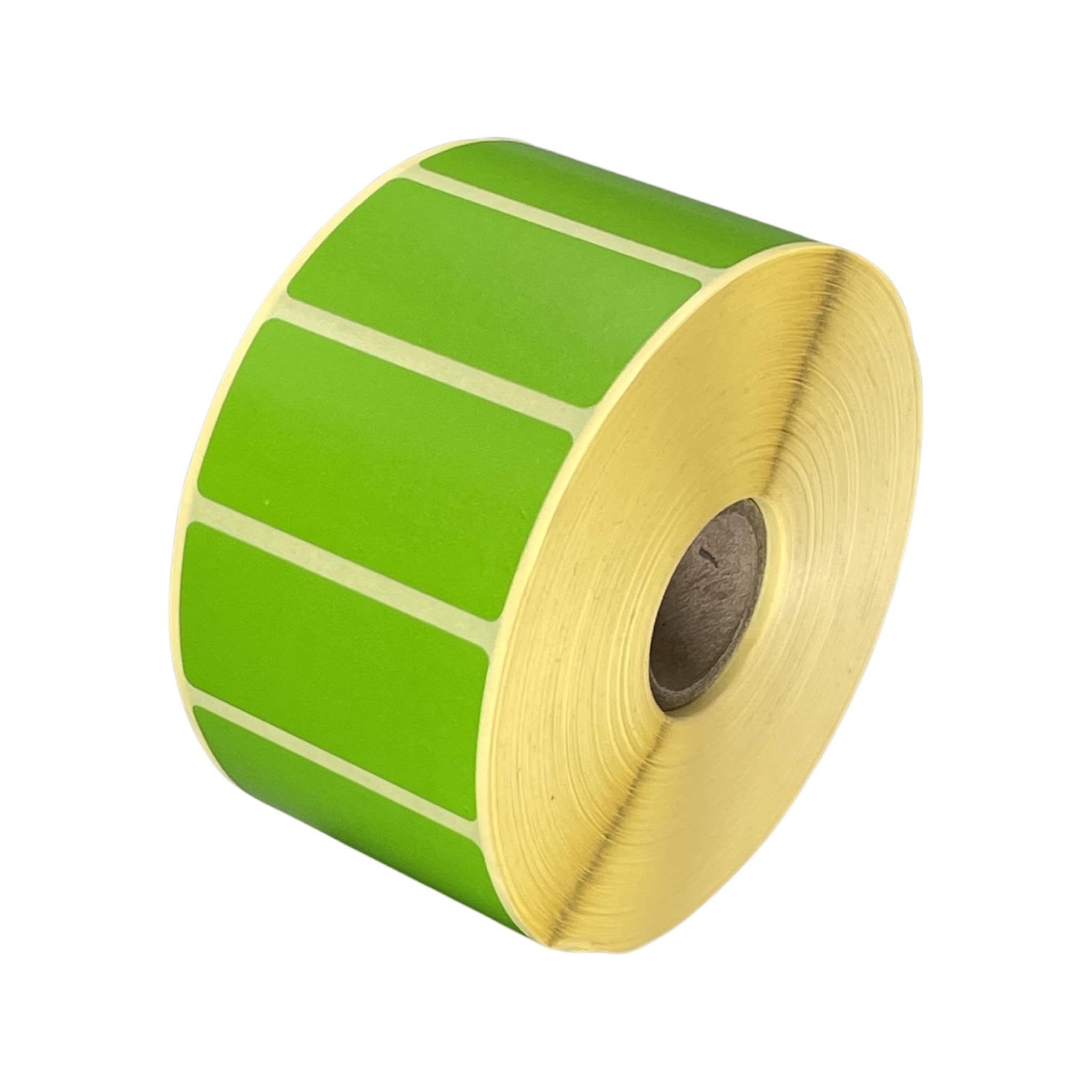 Green 50mm x 25mm Direct Thermal Labels, 2 Rolls / 2,000 per roll, 2" x 1" Labels, Permanent Adhesive, Compatible with Munbyn, Citizen, Zebra, Brother, Toshiba, etc Label Printers