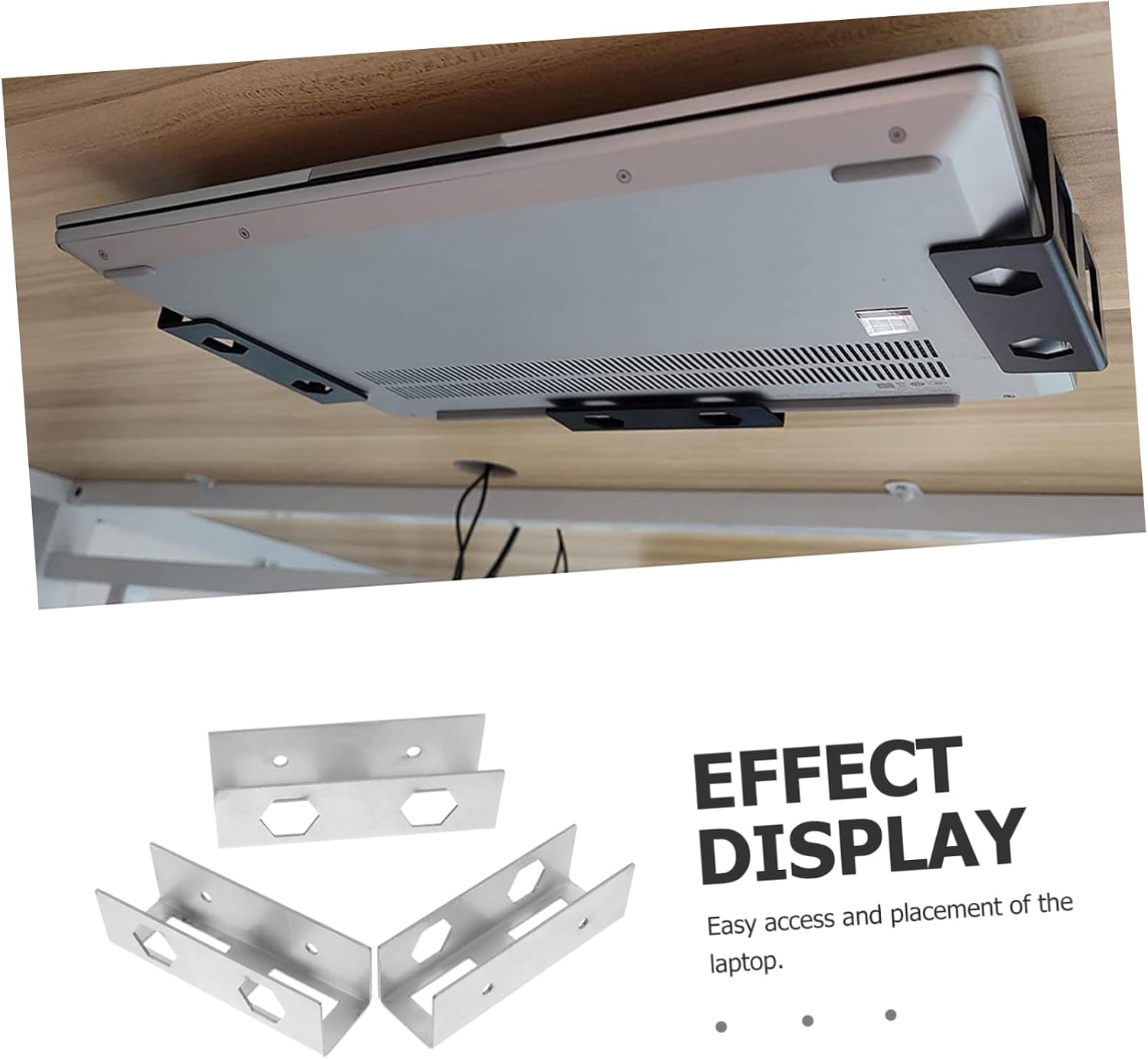 Vaguelly 3pcs Desk Laptop Holder Portable Laptop Bracket for Office Use Sturdy and Design