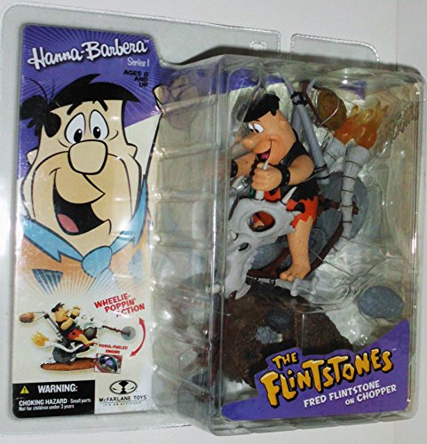 McFarlane Fred Flintstone on Chopper Bike figura Hanna Barbera original de colección