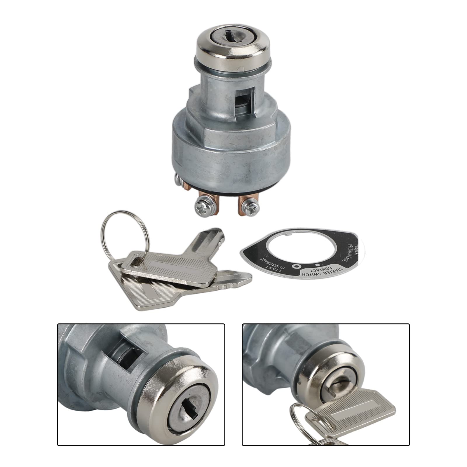 Topteng Interrupteur d'allumage 933110-00200 933110-00100 pour Yanmar 3TNV76 3TNV76-NBK 3TNE74 3TNE74-G1A, pour Yanmar Excavator C50R C60R C80R B08-3