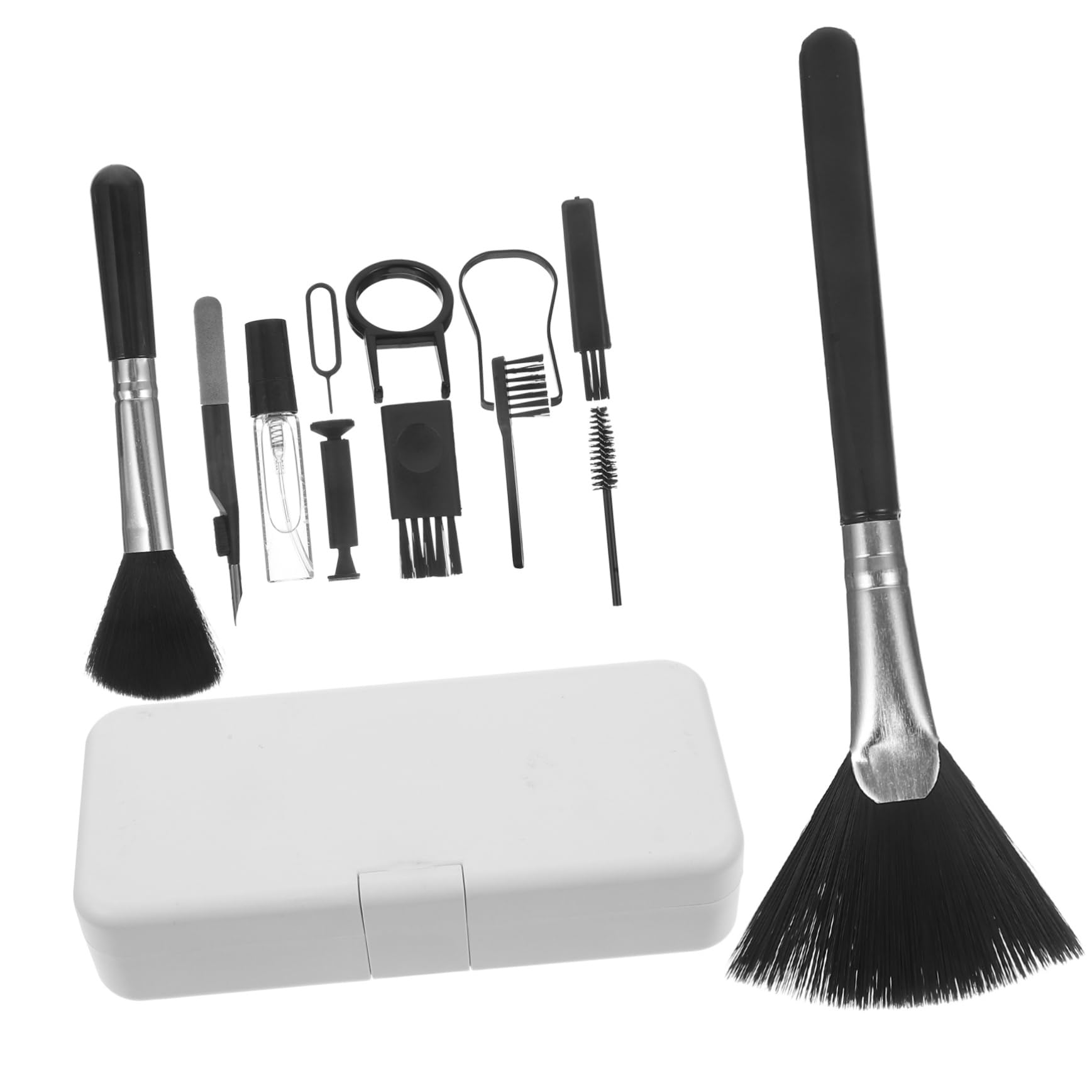 Cabilock 2 Juegos Equipo de Limpieza Limpiador portátil Limpio Kit de Limpieza Electronica Herramienta de electrónica Herramientas de de Auriculares Fibra extrafina