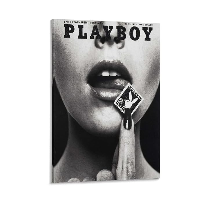 Buy Classic Vintage Playboy Magazine Cover Poster Canvas Art Poster And