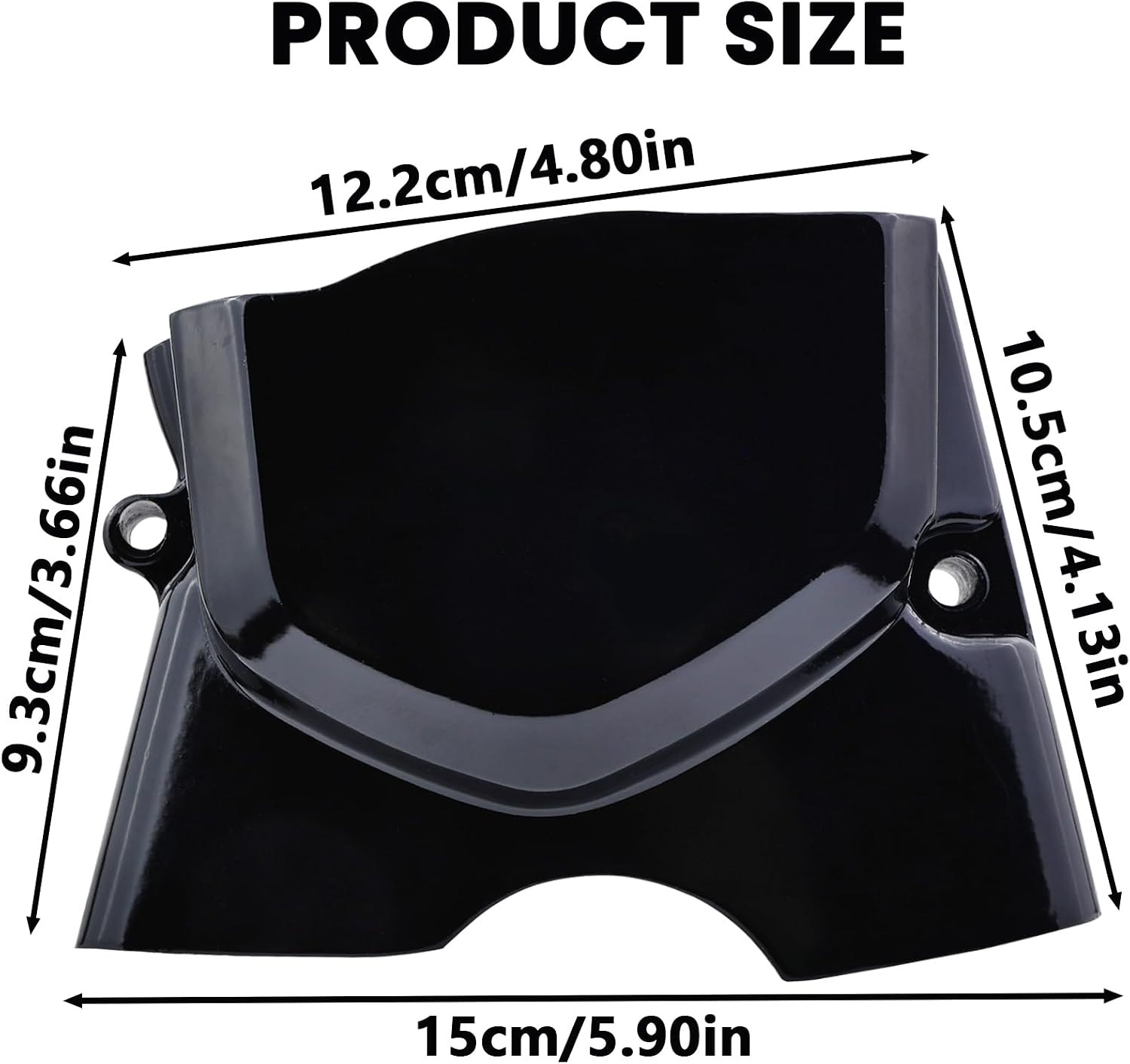 Engine Motor Chain Sprocket Side Cover Guard Compatible with 50cc Quad Dirt Bike ATV 70cc 90cc 110cc Sunl Taotao Kazuma Roketa Coolster Meerkat (Black)
