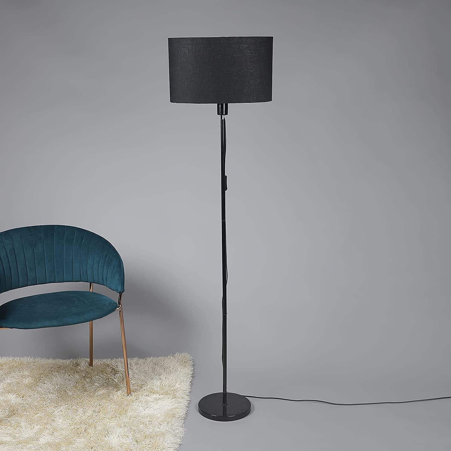 Heaven Craft Floor Lamp in Solid Natural Wood Color with Oval Shade for Home, Living Rooms, Bedroom, Office & Gifting Purpose - Pack of 1-image-9