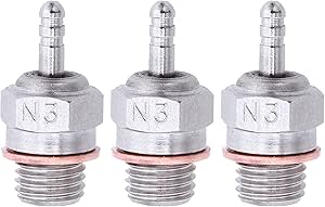 N3 Hot Glow Plug For 70117 1/10 1/8 RC Truck Nitro Engine - View #10
