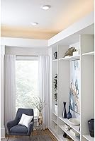 Vista 8 de Progress Lighting Edgelit - Soporte para superficie LED de 7 pulgadas, colección Everlume, para interiores, P810015-030-30, blanco