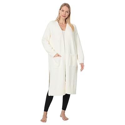Barefoot Dreams CozyChic(r) Luxe High Slit Cardigan Women