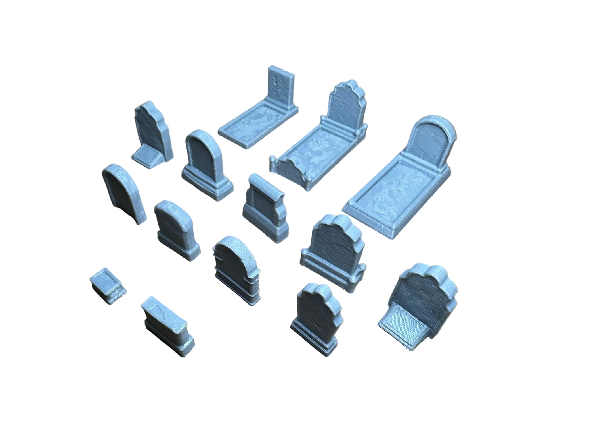 28 x Grave Stones Cemetery Graves For 28mm Tabletop RPG Wargame Scenery Gothic