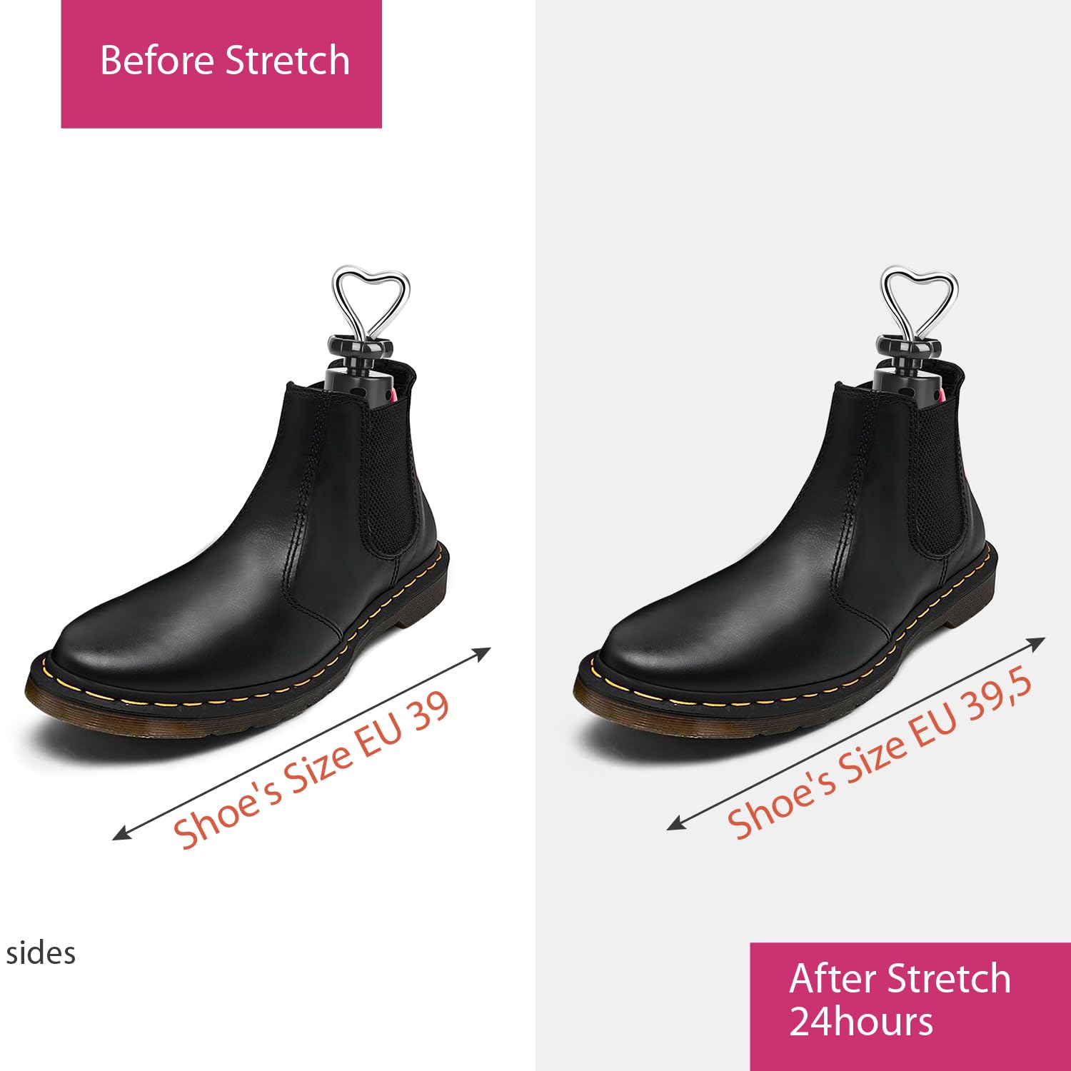 Embauchoir à Chaussures Homme Femme,Embauchoirs Bottes, élargit la longueur et la largeur de la chaussure