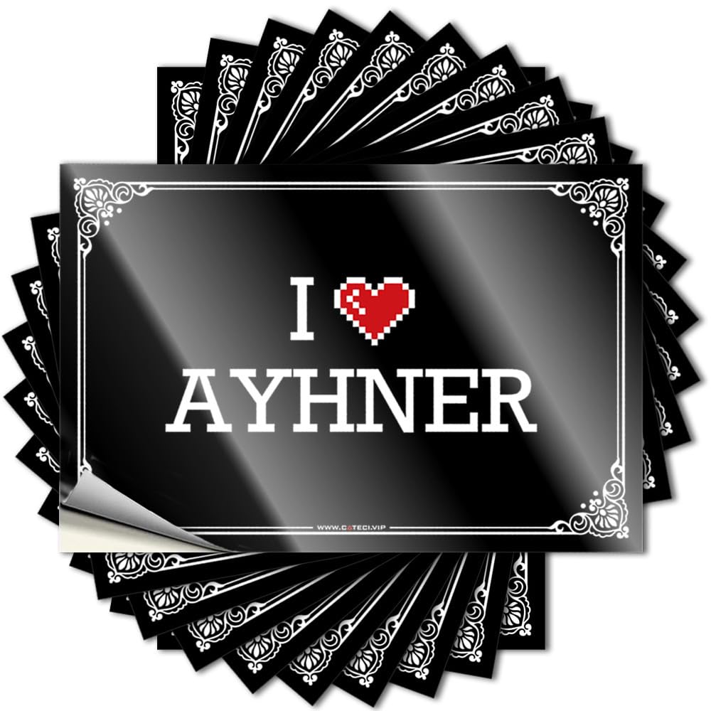 Cool Room Stuff Cover Saying | I Love Ayhner Neutral for Taupe Decor(6X9CM)