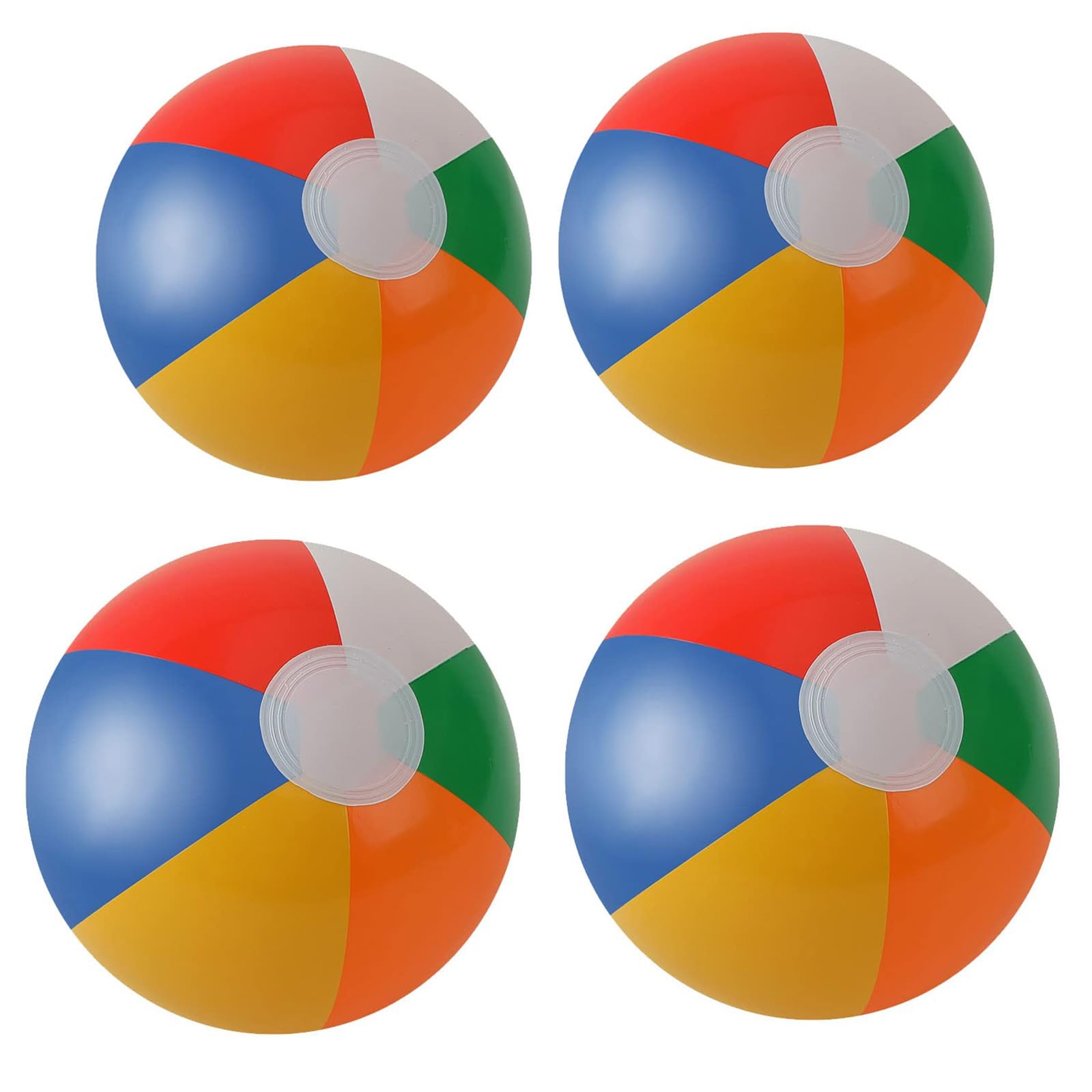 Beach Ball,4 Pcs Inflatable Beach Balls Colorful Beach Ball Pool Float Balls Beach Toys for Outdoor Activity Summer Seaside Party