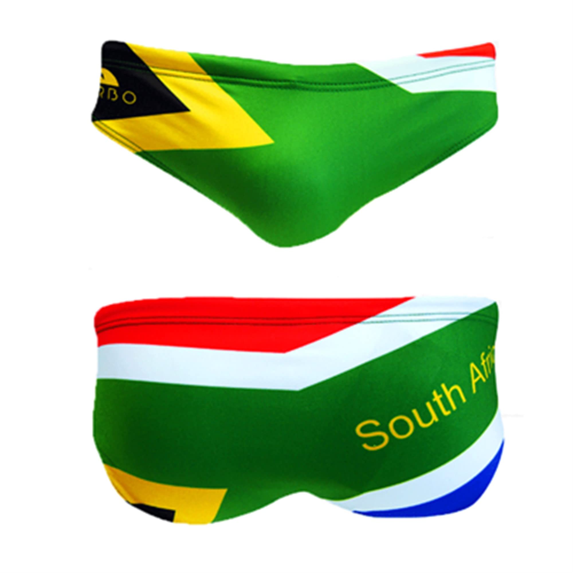 Turbo Slip WP - Costume da bagno da uomo, Sudafrica, pallanuoto, nuoto e triathlon, vestibilità comoda