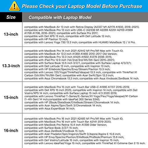 Mosiso Laptop Shoulder Bag Compatible With Macbook Air/Pro,13-13.3 Inch Notebook,Compatible With Macbook Pro 14 Inch 2023-2021 A2779 M2 A2442 M1,Polyester Flapover Briefcase Sleeve Case, Black #TOP5