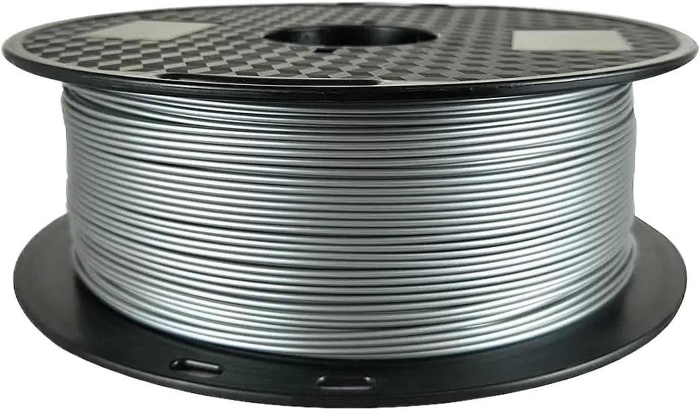PETG Filament Silver 1KG 1.75mm 3D Printer Filament Metal PETG Silver 3D Printing Materials Plastic Line