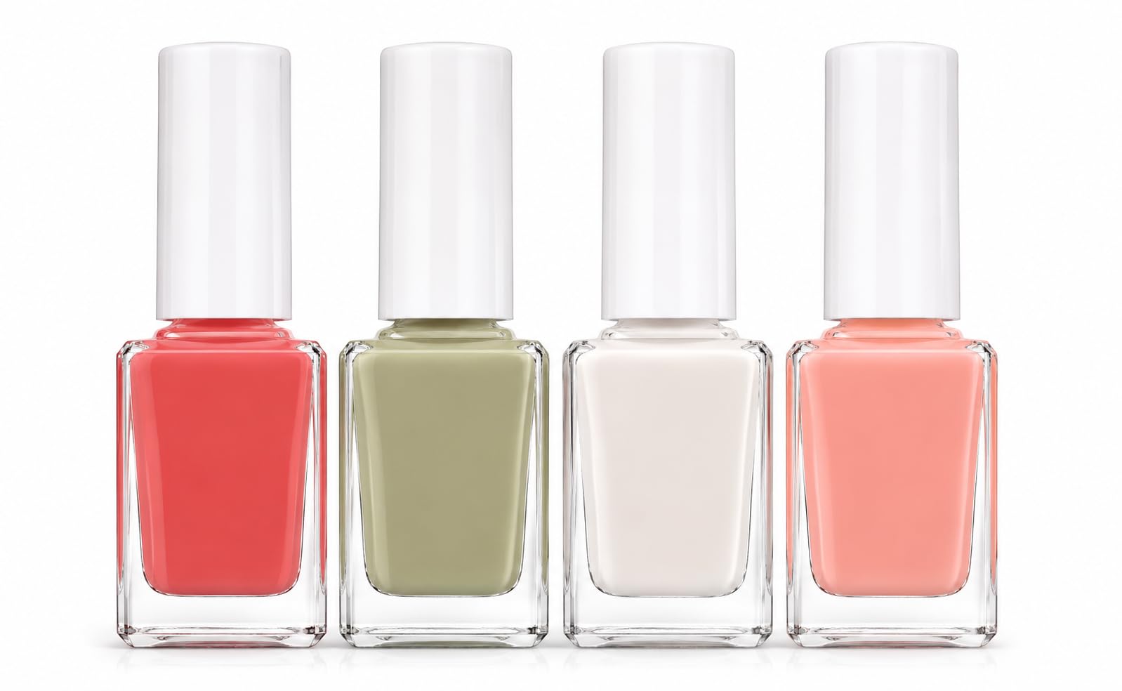 4 Pcs Nude & Pastel Nail Polish Set for Women | Quick Dry Long Lasting Glossy Nail Paint Combo | Korean Style Nail Colors | Smooth Finish Chip Resistant Nail Enamel for Girls & Women-image-18