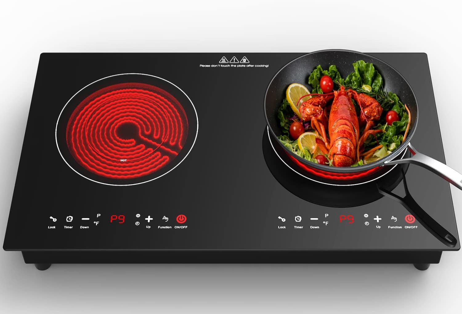 Electric cooktop 24 inch,Cooktop,Electric burner,Stove burner,Builtin and Countertop Electric