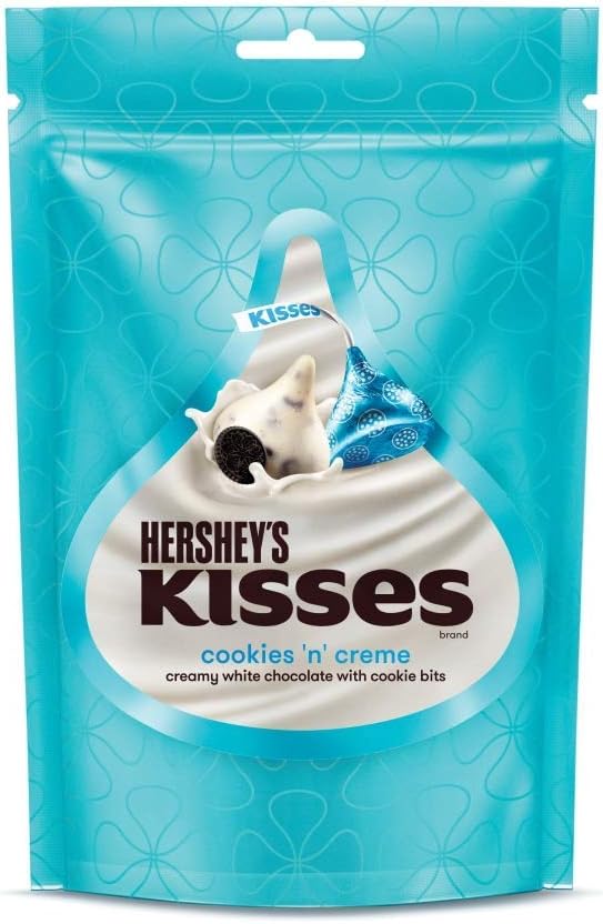 Kisses Chocolate Cookies 'N' Creme Melt-in-Mouth Delights Individually Wrapped 33.6G,20 Grams