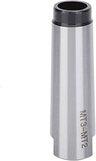 Morse Taper Sleeve, Middle Sleeve MT3 to MT2 Taper Adapter Reducing Drill Chuck Sleeve for Lathe Milling, Accuracy 0.015mm, Hardness 50 HRC