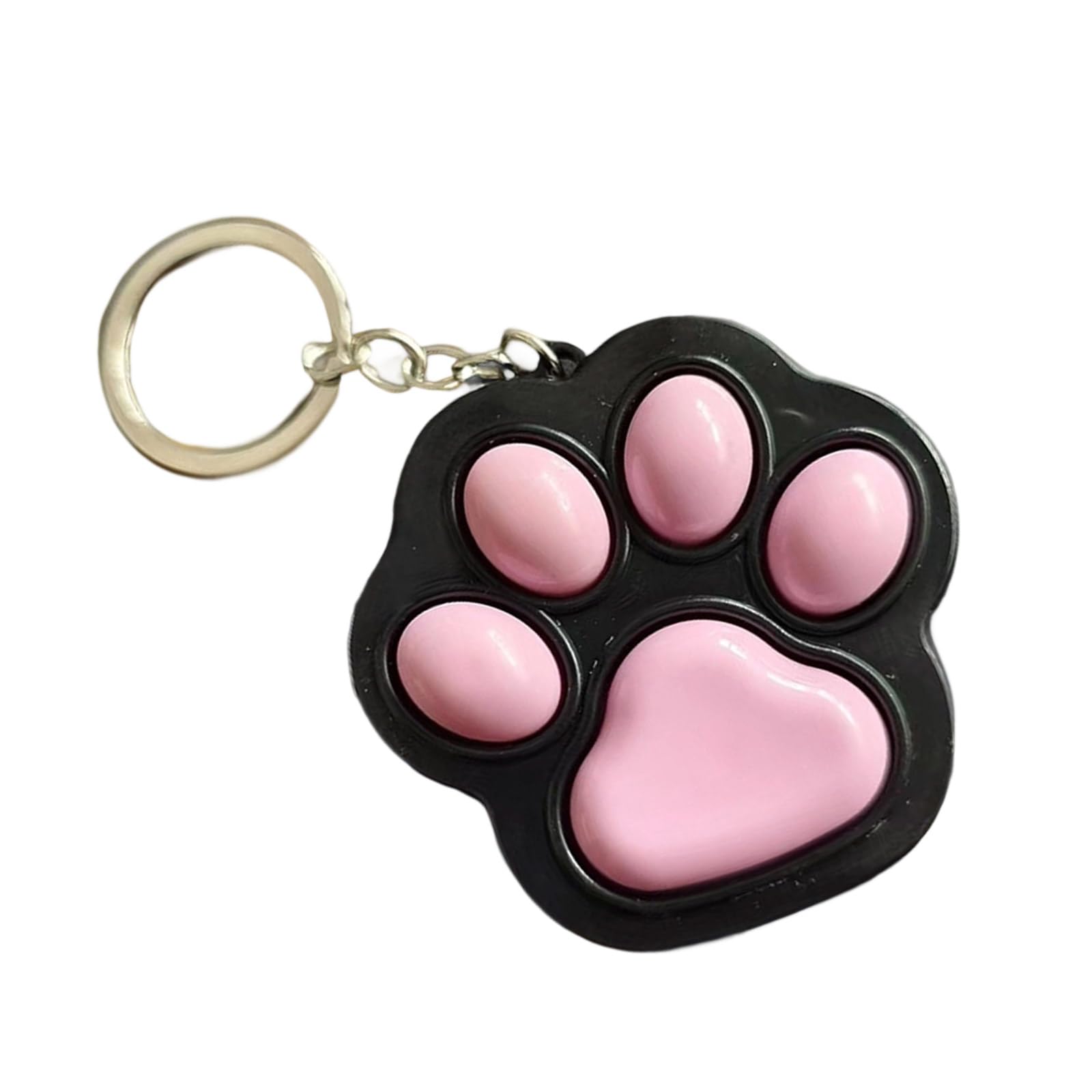 Uqezagpa Unisex A Uqezagp Interactive Paw Keychain Press Toy For Stress Relief Keyring Office Travel Sturdy Ccessory Gift Paw Keychain Stress Relief