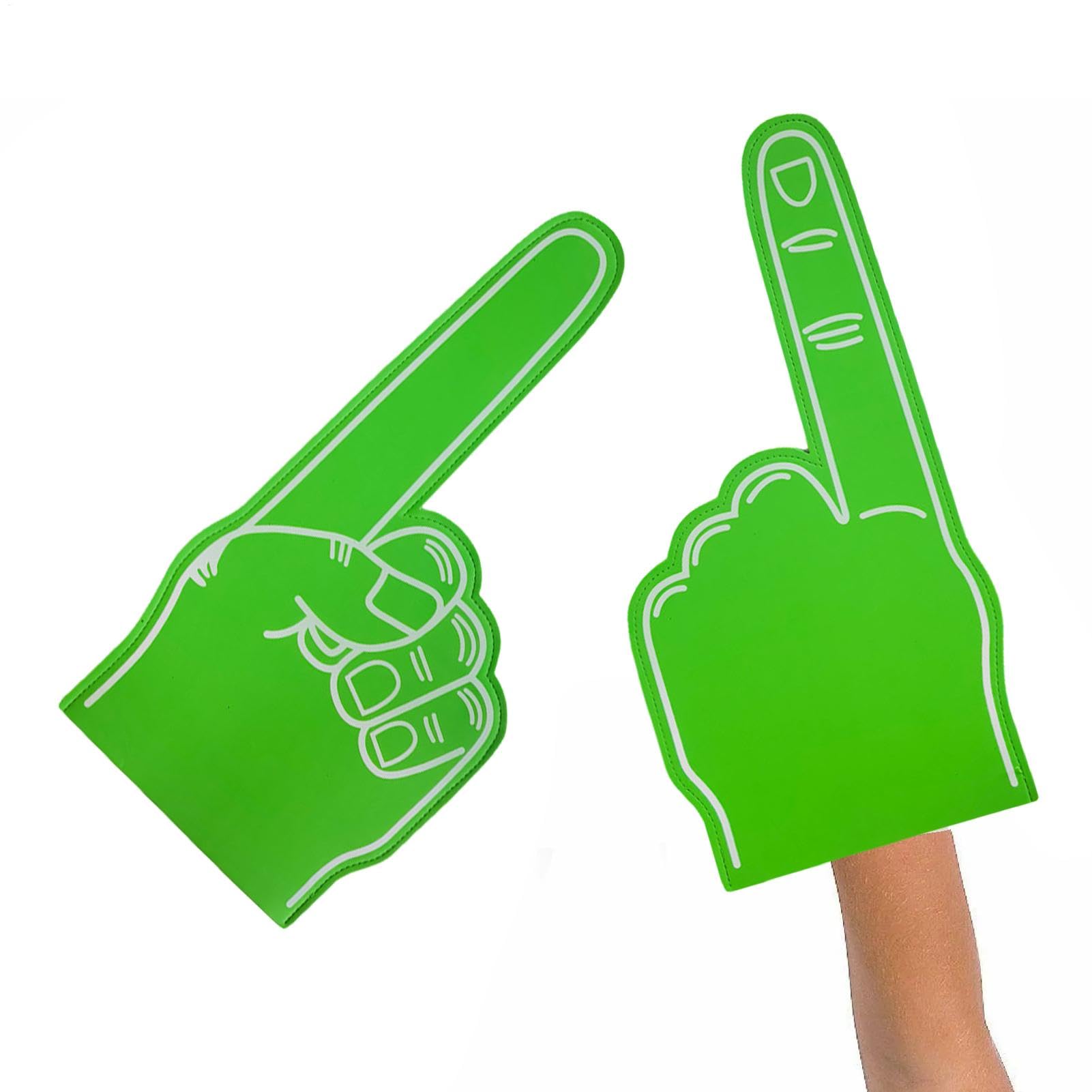 Foam Finger - Finger en mousse géante | Sports Foam Finger | 18 pouces Sports Fan Foam Finger, Cheerleading Foam Finger, Blank Foam Hand, Cheerleading Props for Sports Events Games School Business