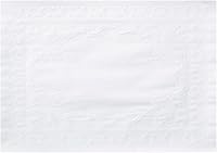 Hoffmaster 601SE1014 White Embossed Placemats 10x14 Inch - Case of 1000 for Stylish Table Protection