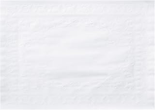 Hoffmaster 601SE1014 White Embossed Placemats 10x14 Inch - Case of 1000 for Stylish Table Protection