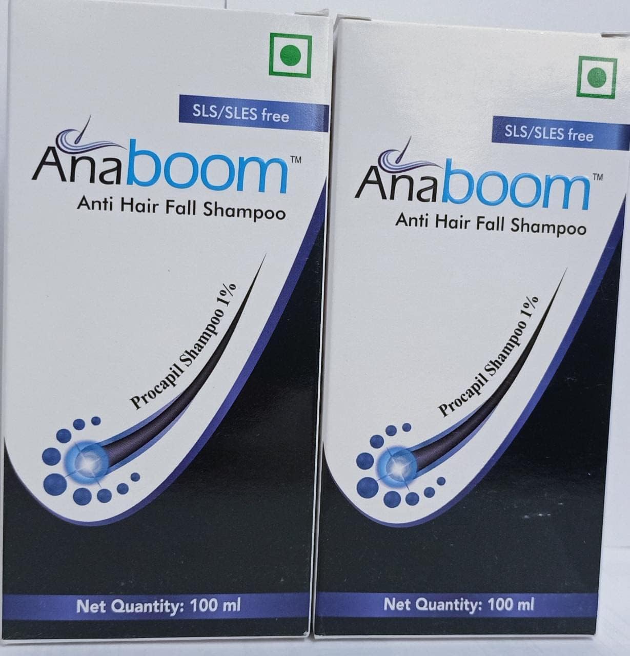 Sun Pharma Anaboom Anti Hair Fall Shampoo - 100 ml (Pack of 2)