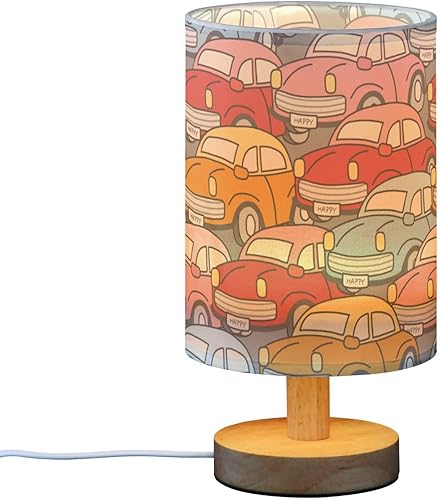 Miniatura 2 de Desk Lamps Nursery Night Light Modern Colorful Cute Cars Happy Table Lamps for Boys Dorm Room lamparas de Noche para