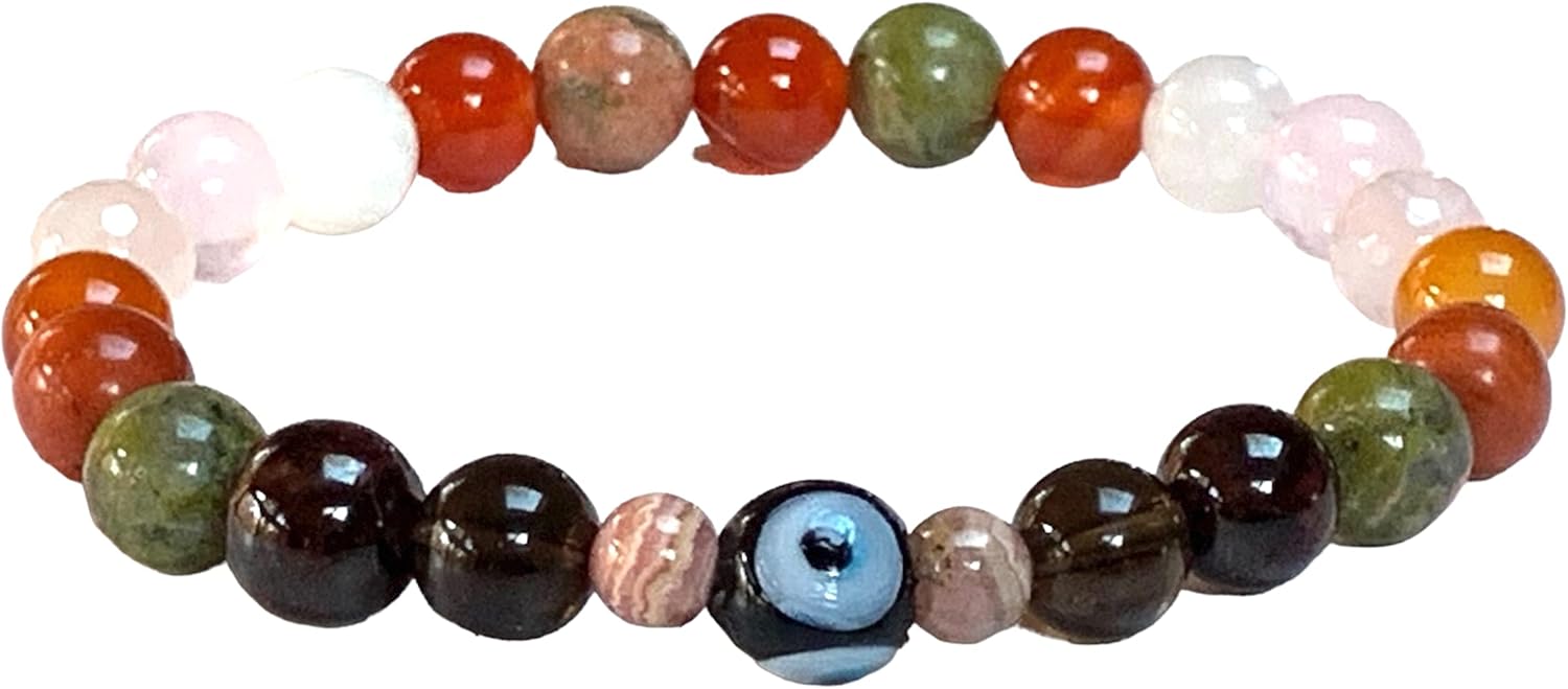 Fertility Support Stretch Bracelet, Pregnancy Bracelet, Crystals for Well-Being & Balance