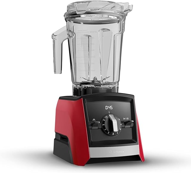 VITAMIX A2300i A2300 Ascent Series Smart Blender, Professional-Grade, 2 Litre Low-Profile Container, Red, 1400 W, 2 liters