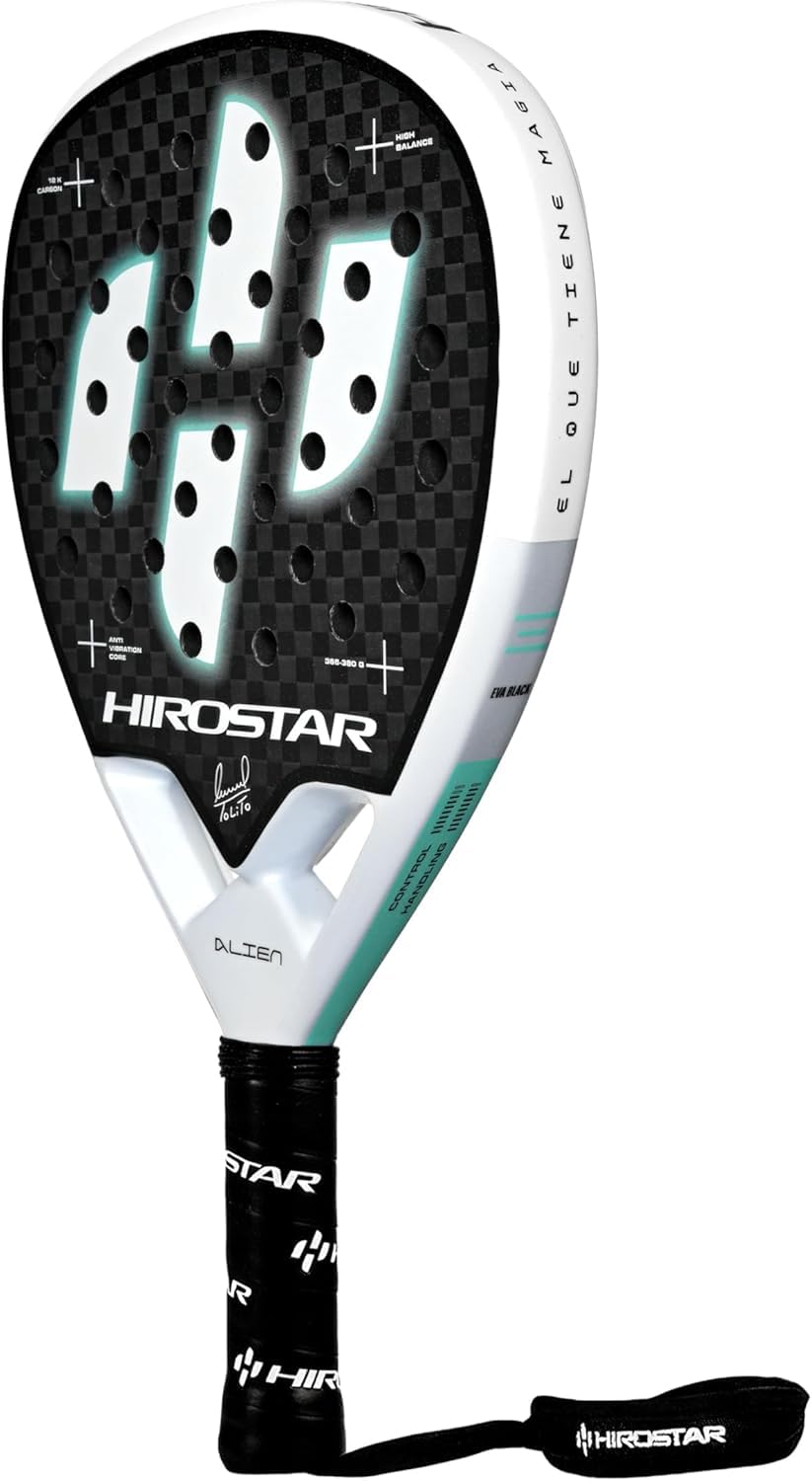 Alien 2025 | Pala Padel Profesional, Forma de Diamante, 100% Carbono | Carbono 24K, Raqueta Padel con Balance Medio/Alto | Peso 365g - 380g