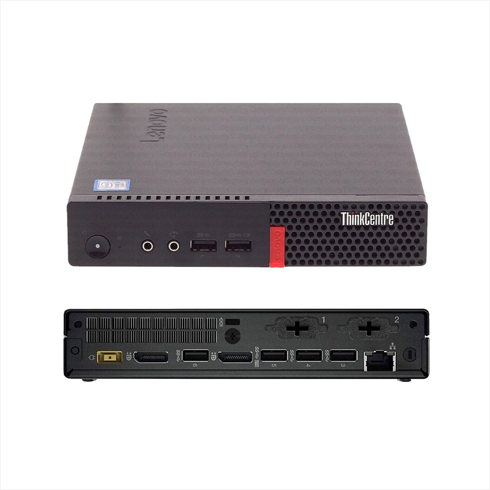 Lenovo Thinkcentre Mini PC DM Intel Core i7 7th, 16 Gb Ram, 256 Gb Ssd, Wifi Usb, Win 11 Pro + Libre Office (Ricondizionato)