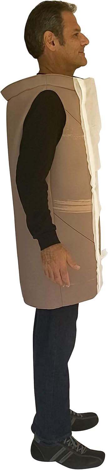 Rasta Imposta Sh!t Out of Luck Toilet Paper Roll Costume Funny Womens Mens Dress Up Party Cosplay Halloween Costumes, Adult One Size - Image 2