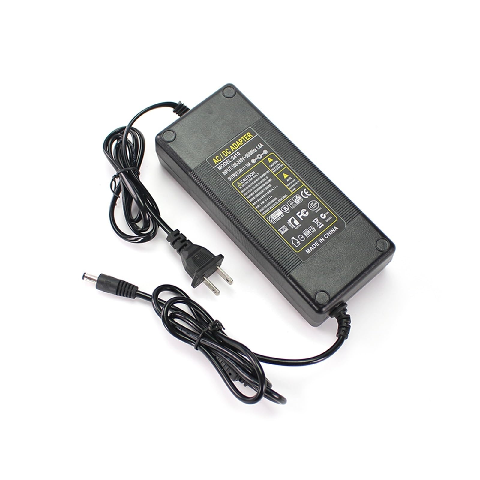 Adaptador de corriente 24V 10A convertidor de 240W con clavija europea para tiras LED y proyectos