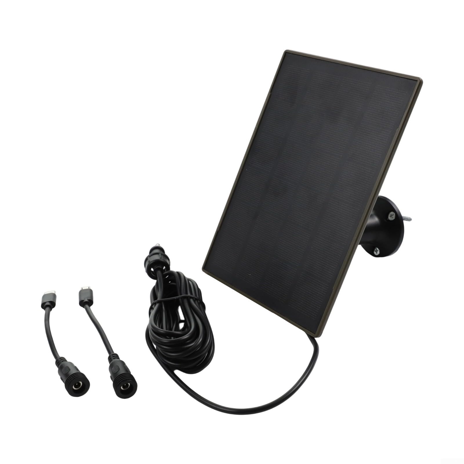Eawfgtuw Trail Camera Solare 12V/1A 6V/2A Batteria 6000mAh Lithium Ricaricabile IP66 Accessori Caccia Macchina Fotografica