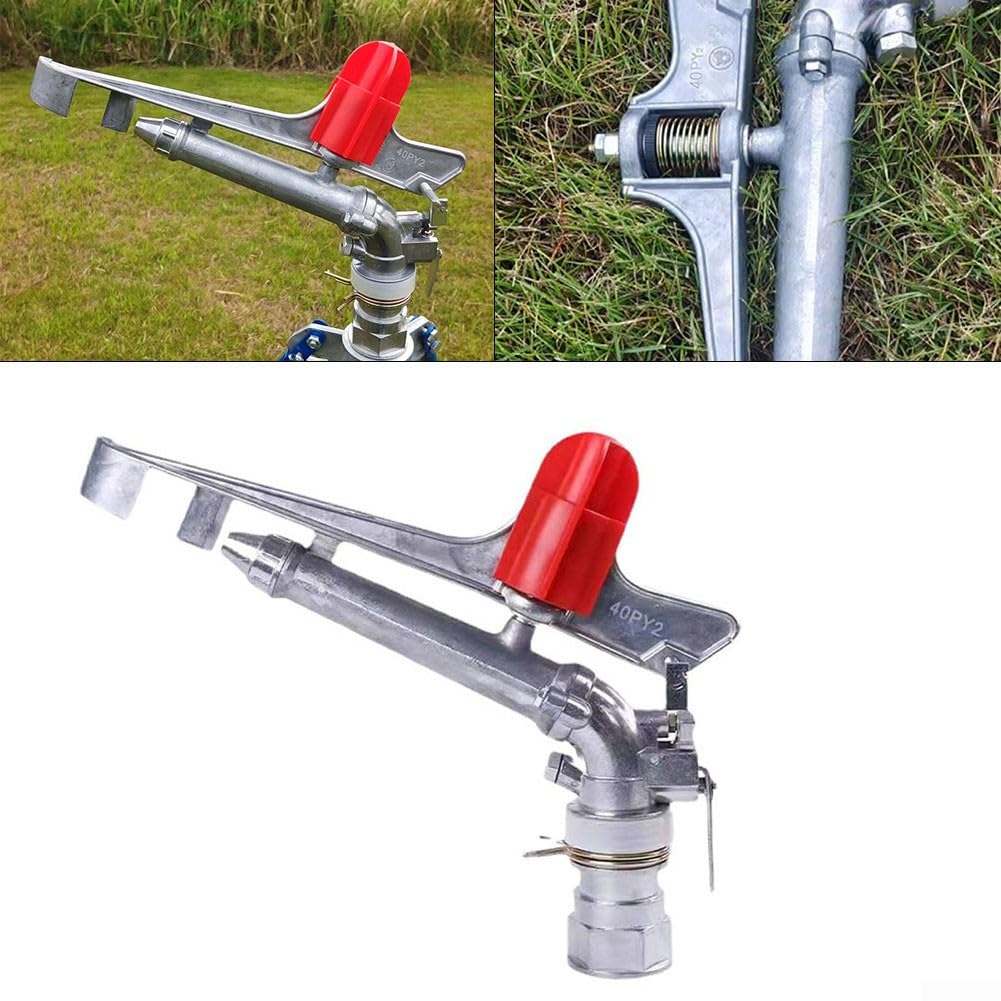 Outdoor-Wassersprinkler für Bauernhof, Garten, 360 Grad drehbar, verstellbar, Bewässerungssprinkler, Innengewinde, große Abdeckreichweite Sprinkler