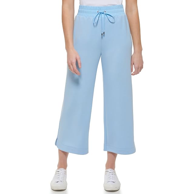Calvin Klein Womens Washed French Terry Stretch Pants