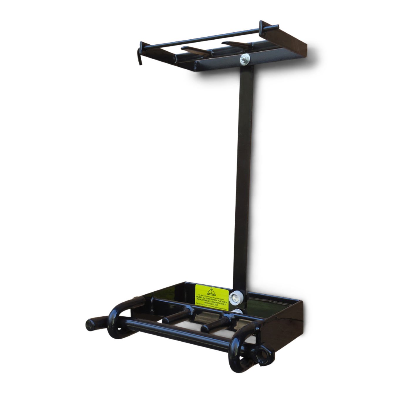 3 Locking Gun Rack for Vertical Floor/Wall Mount for Home Closets