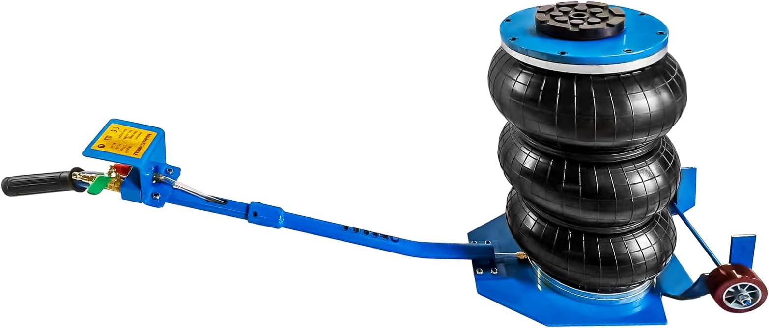STIX AP-3000 Pneumatischer Wagenheber 3T – 5-fach Teleskop, 150–400 Mm Hub, Für PKW, SUV & Reifenwechsel