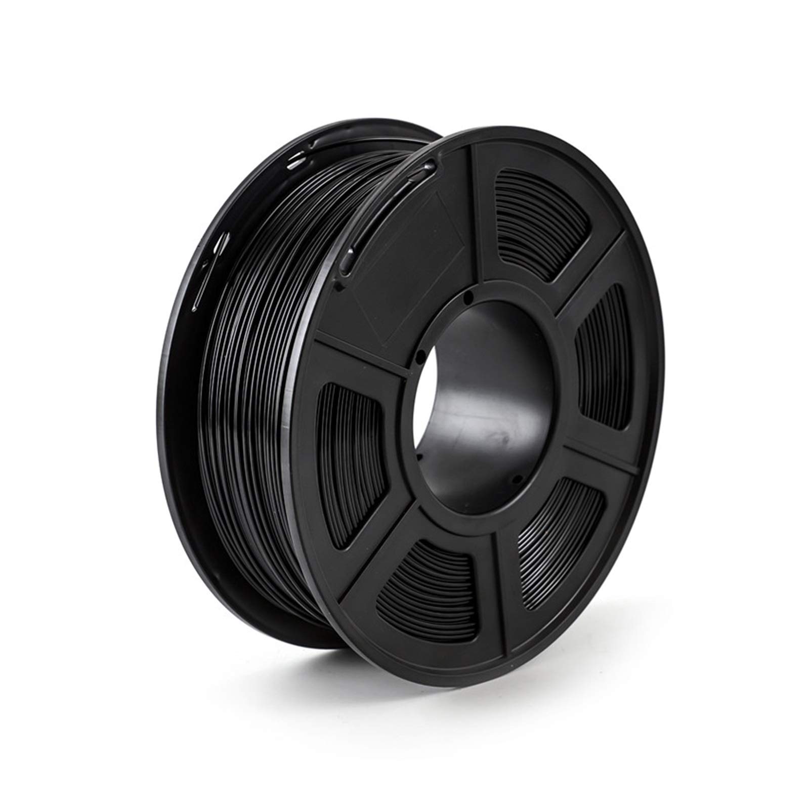 3D-Drucker-Filament PETG, 1,75 mm, 1 kg, Kunststoff-Filament-Verbrauchsmaterial, PETG-Material, für 3D-Drucker (Farbe: Schwarz)