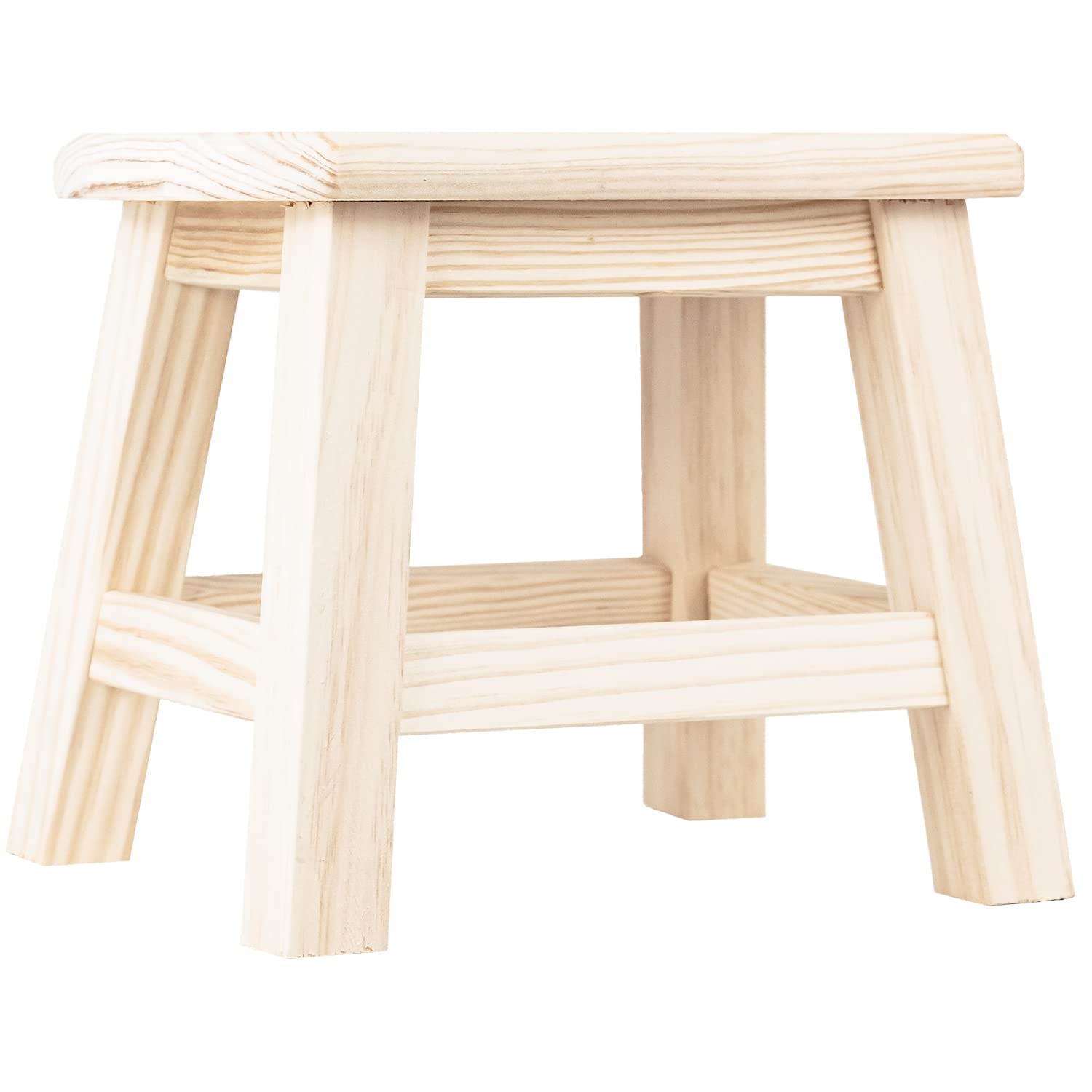TIENDA EURASIA - Taburetes, Taburete Bar, Taburete Madera, Diseño Nordico, Taburetes Cocina, Bar, Taburetes con Reposapies, (20 x 30 x 23 cm)