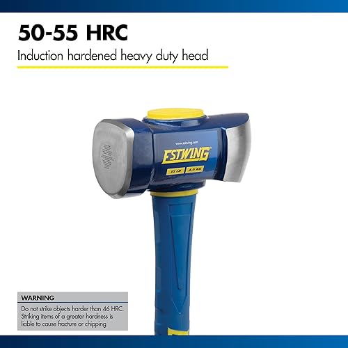 Miniatura 6 de Estwing Cabeza de 8 libras, mango de fibra de vidrio de 36" de longitud, martillo de demolición