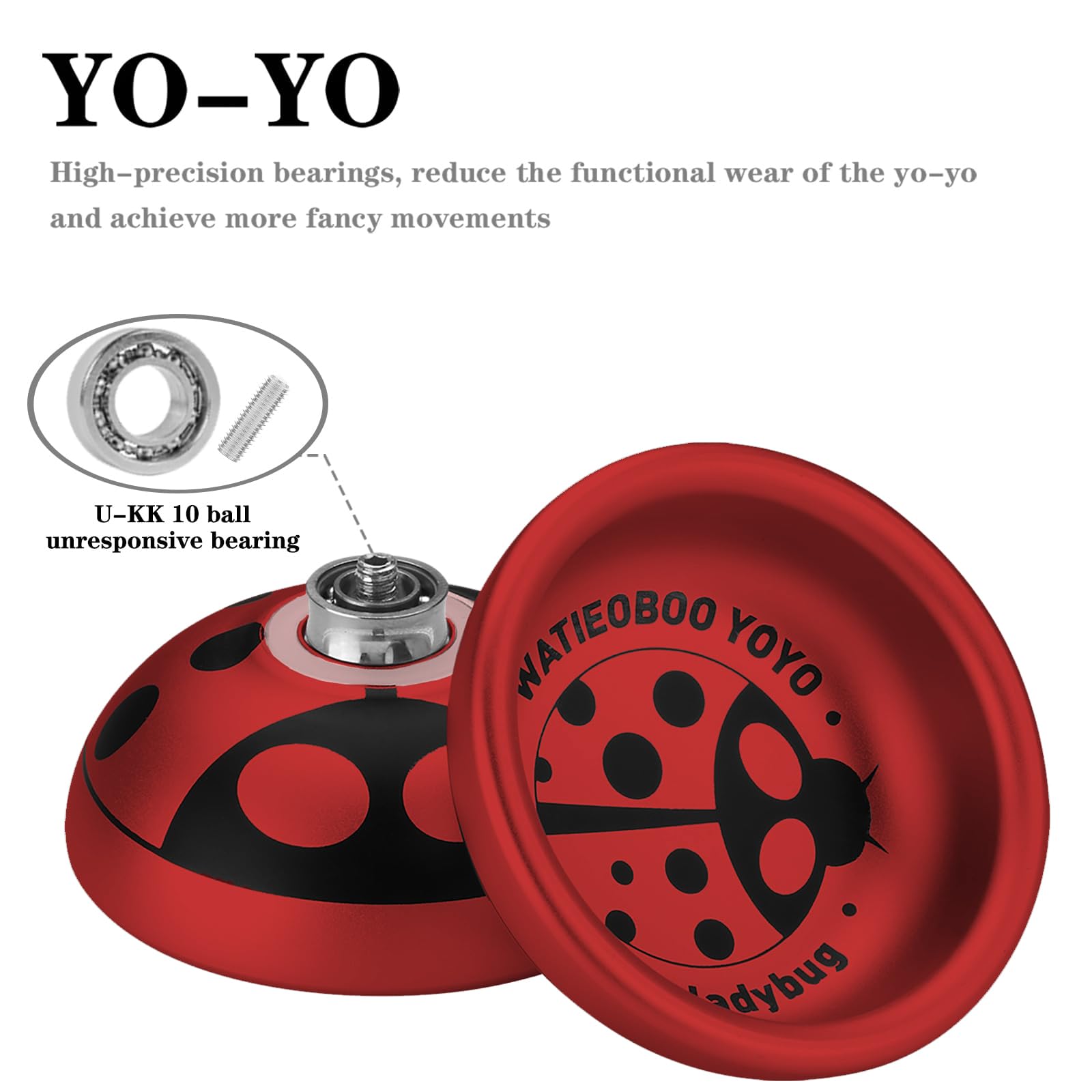 Amazon | WATIEOBOO yoyo メタルヨーヨープロフェッショナル