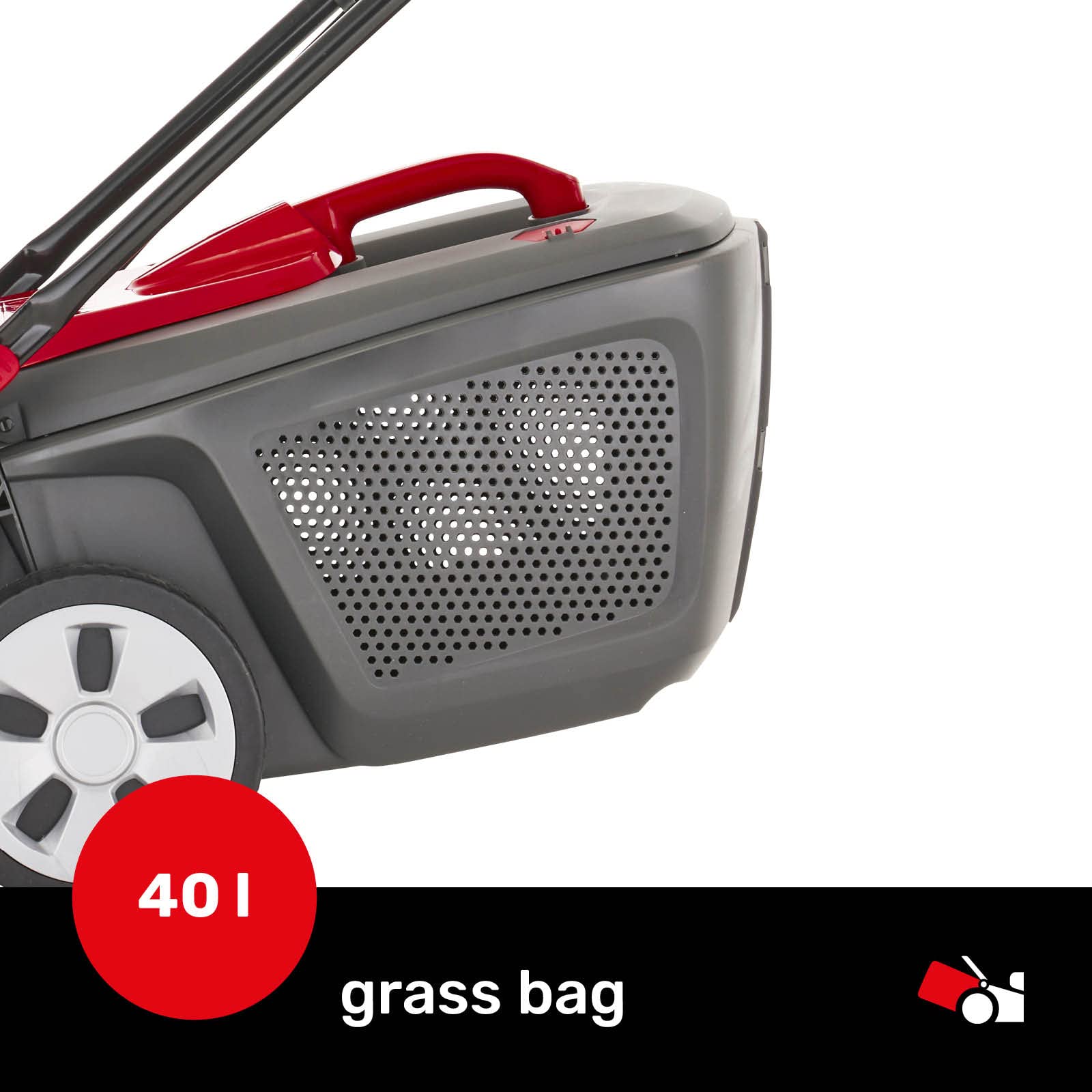 Mountfield Tosaerba Electress 38, larghezza di taglio 38 cm, elettrico, fino a 350 m², include raccoglitore d'erba da 40 litri