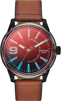 Amazon.co.jp: Diesel Men's Rasp DZ1876 Brown Leather