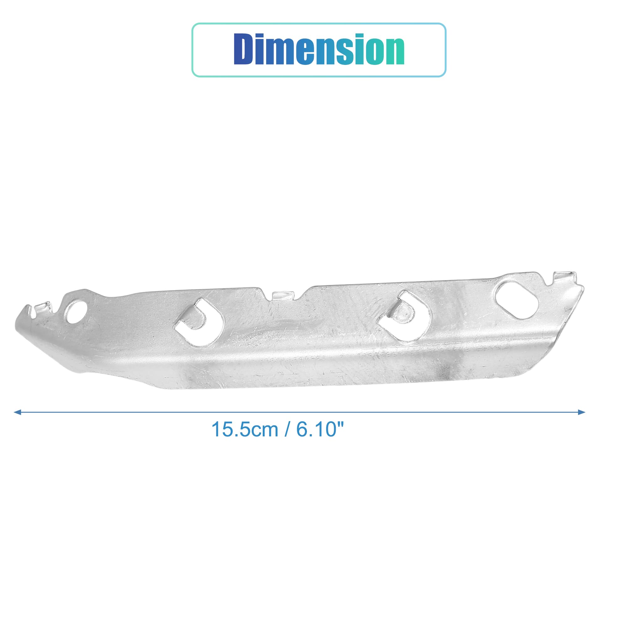 Amazon.com: uxcell Right Side Car Front Bumper Mounting Support 